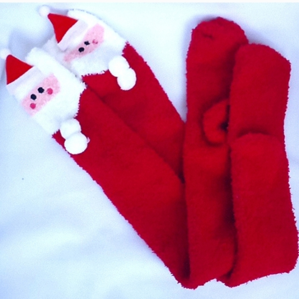 Over Knee Santa Socks